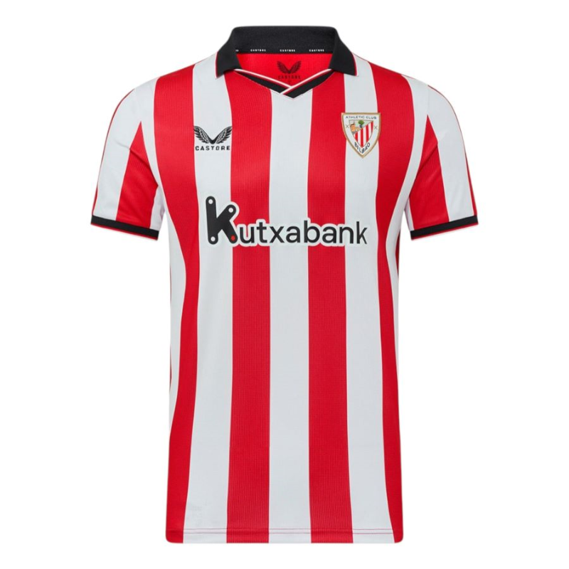 Maglia da Calcio Athletic Bilbao Casa 2025-2026 - Rosso e Bianco